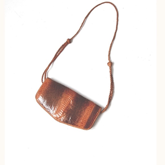 Vintage snake skin shoulder bag - Picture 2 of 7